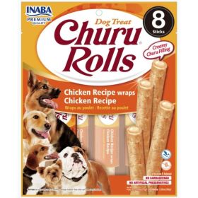 Inaba Churu Rolls Dog Treat Chicken Recipe wraps Chicken Recipe