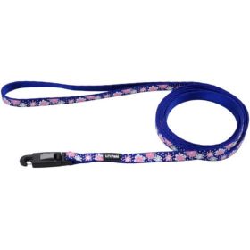 Li'L Pals Reflective Leash  Flowers with Dots