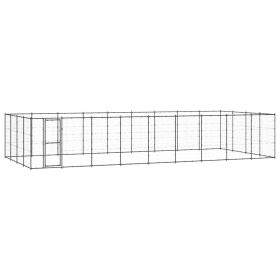 Outdoor Dog Kennel Steel 468.9 ft¬≤