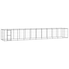 Outdoor Dog Kennel Steel 286.5 ft¬≤