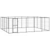 Outdoor Dog Kennel Steel 260.5 ft¬≤