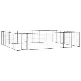 Outdoor Dog Kennel Steel 547 ft¬≤