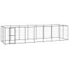 Outdoor Dog Kennel Steel 182.3 ft¬≤