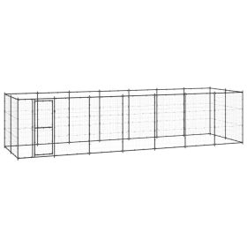 Outdoor Dog Kennel Steel 182.3 ft¬≤