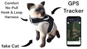 Global Quadband GSM Animal GPS Tracking Device Waterproof Pet Locator Size:L