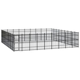 Outdoor Dog Kennel Steel 803.5 ft¬≤