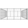 Outdoor Dog Kennel Steel 468.9 ft¬≤