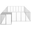 Dog Kennel Silver 247.5 ft¬≤ Steel