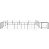 Dog Kennel Black 403.8ft¬≤ Steel