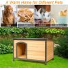 33" Wooden pet house, dog house