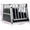 Dog Cage with Single Door 21.3"x27.2"x19.7"