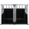 Dog Cage with Double Door 37"x34.6"x27.2"