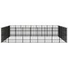 Outdoor Dog Kennel Steel 803.5 ft¬≤