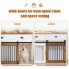 Heavy Duty Furniture style dog cage wooden dog cage double door dog cage side cabinet dog cage Dog crate (44 1/2"W *22 3/4"D *33 1/4"H)