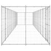 Outdoor Dog Kennel Galvanized Steel 286.5 ft¬≤