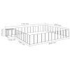 Dog Kennel Black 403.8ft¬≤ Steel