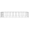 Outdoor Dog Kennel Steel 468.9 ft¬≤