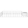 Dog Kennel Silver 247.5 ft¬≤ Steel