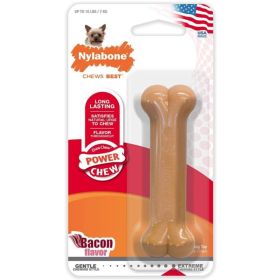 Nylabone Dura Chew Durable Dog Bone  Bacon Flavor (Option: Petite  Dogs 115 lbs)