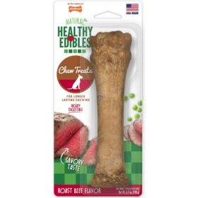 Nylabone Healthy Edibles Wholesome Dog Chews  Roast Beef Flavor (Option: Souper (1 Pack))