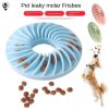 Pet Funny Misfeed Frisbee Toy Bite resistant Molar Pet Dog Chew Bite tpr Dog Interactive Toy dog toy