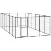 Outdoor Dog Kennel Steel 234.4 ft¬≤