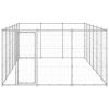 Outdoor Dog Kennel Galvanized Steel 234.4 ft¬≤